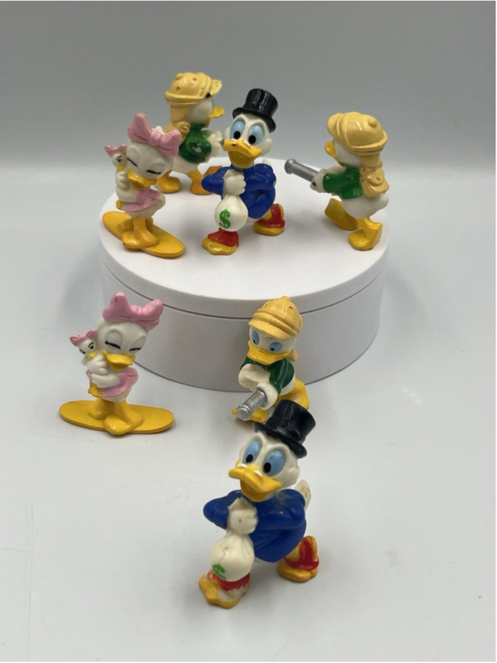 Disney 1991 Lot 7 Kelloggs DuckTales ,Scrooge McDuck Figurines & MORE